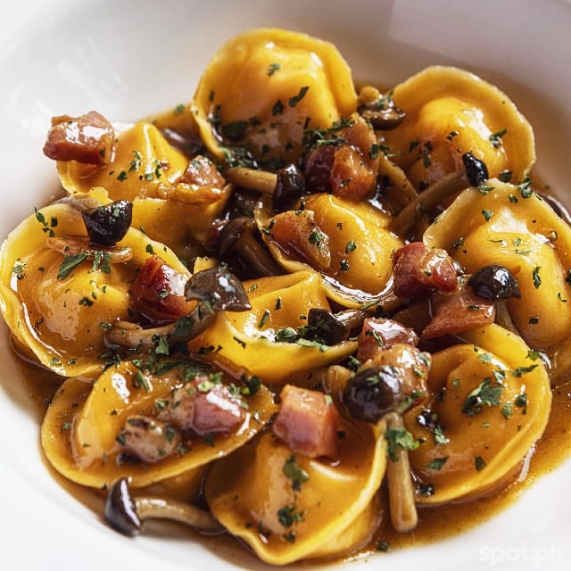 osteria antica, sweet potato tortellini